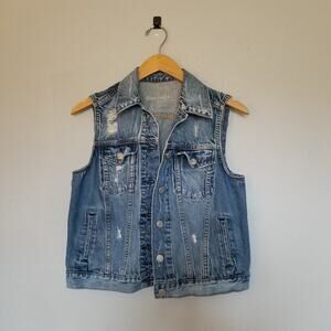 Vintage Gap Denim Vest Small